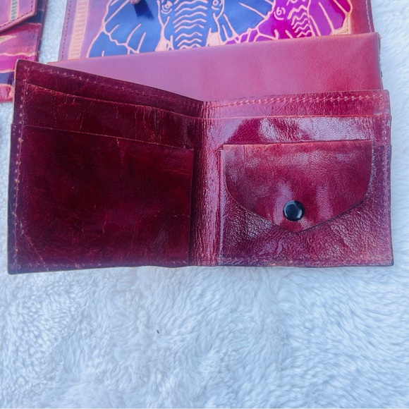 Genuine leather purse, and accessory set - Picture 12 of 13